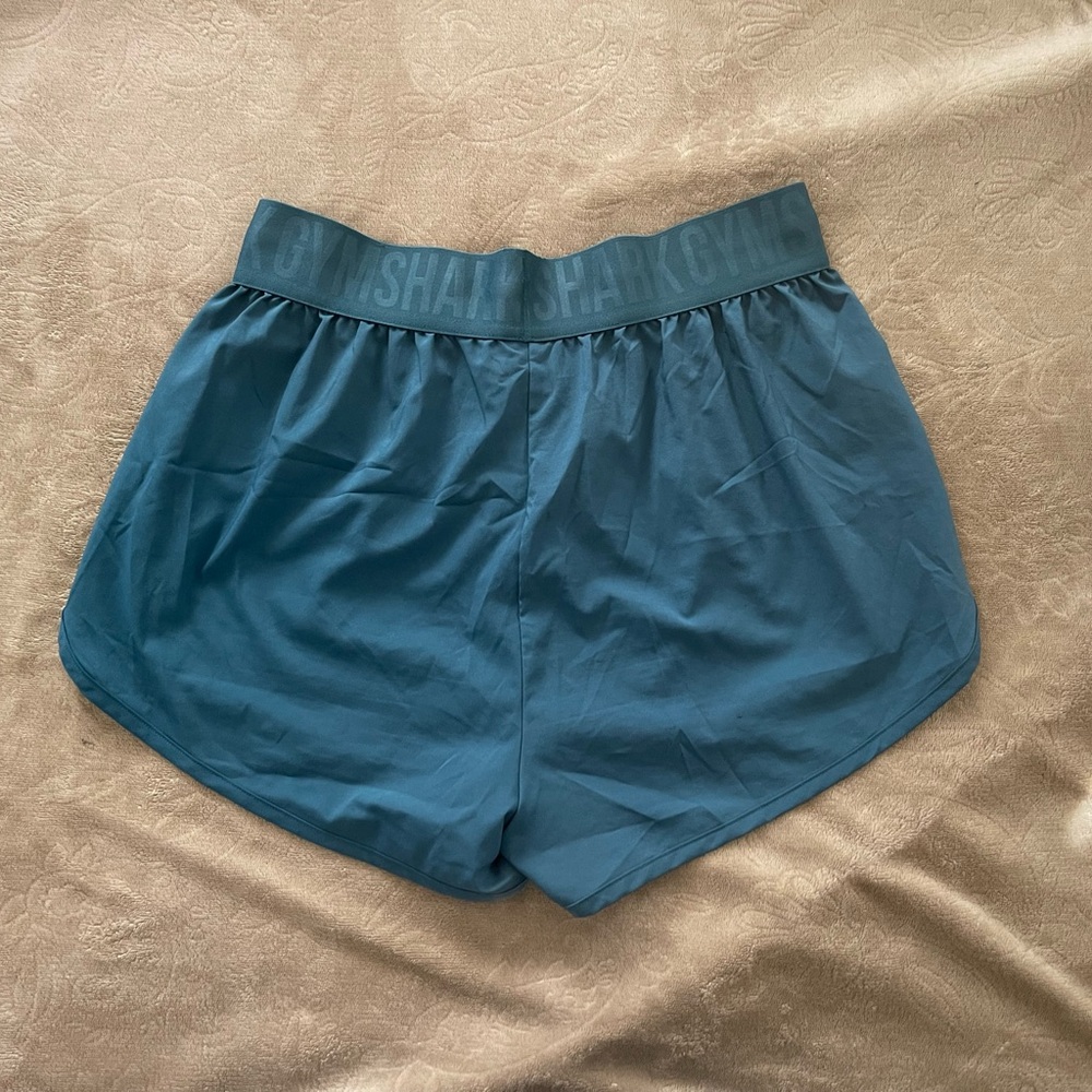 Gymshark Blue Athletic Shorts Lightweight Moisture-Wicking